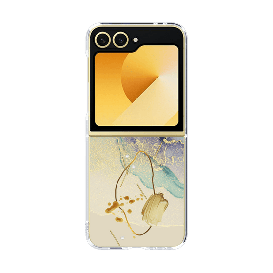 クリアケース［ Marble Nuance Painting Purple ］