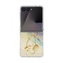クリアケース［ Marble Nuance Painting Purple ］