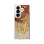 クリアケース［ Marble Nuance Painting Brown ］