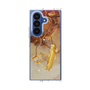 クリアケース［ Marble Nuance Painting Brown ］