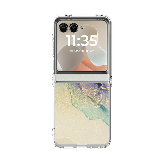 クリアケース［ Marble Purple ］