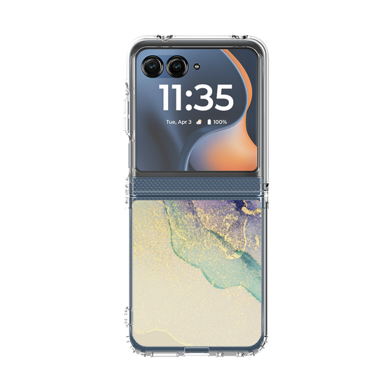 クリアケース［ Marble Purple ］