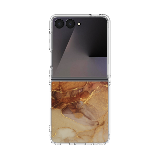 クリアケース［ Marble Brown ］