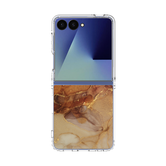 クリアケース［ Marble Brown ］