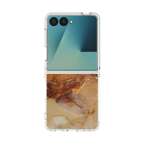 クリアケース［ Marble Brown ］