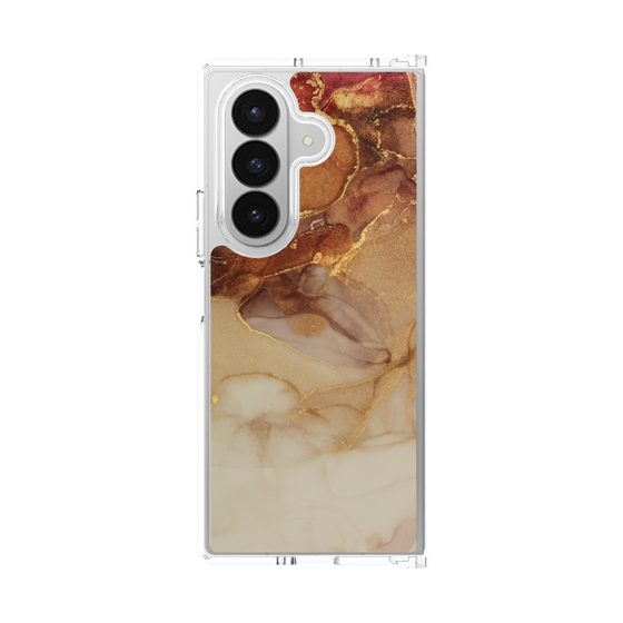 クリアケース［ Marble Brown ］