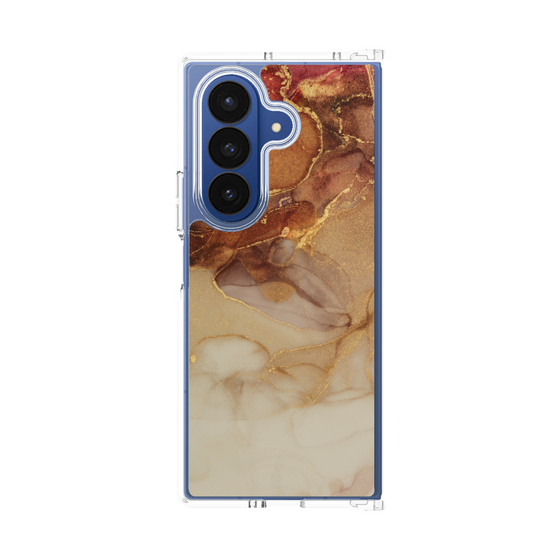 クリアケース［ Marble Brown ］
