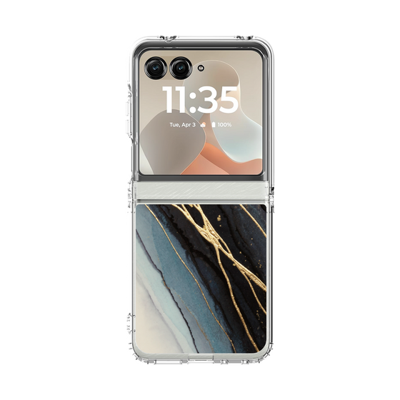 クリアケース［ Marble Black ］