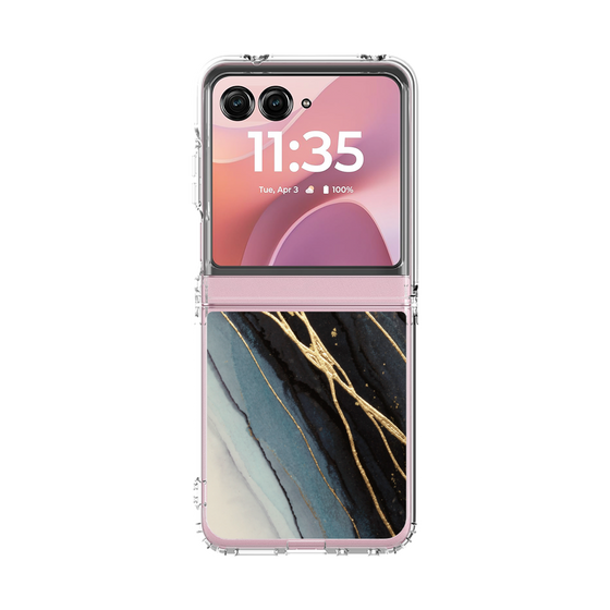 クリアケース［ Marble Black ］