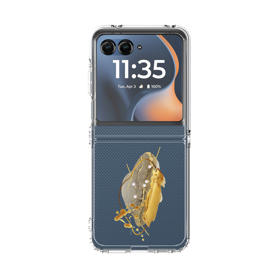 クリアケース［ Nuance Painting Gray ］