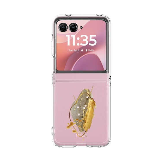 クリアケース［ Nuance Painting Gray ］