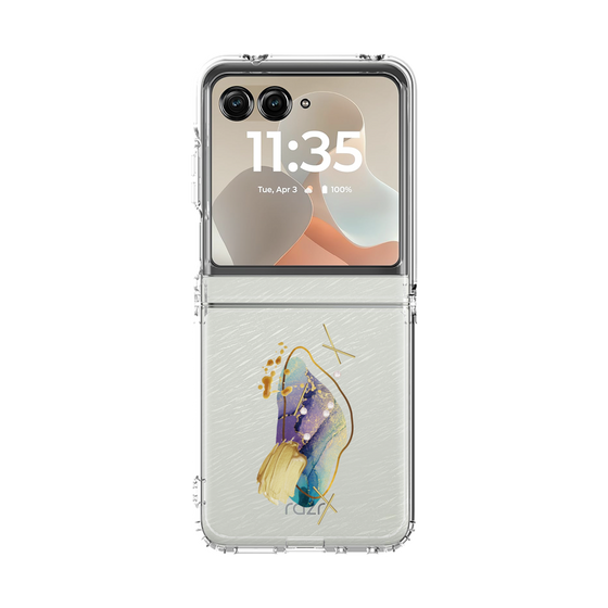 クリアケース［ Nuance Painting Blue ］