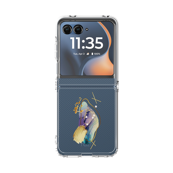 クリアケース［ Nuance Painting Blue ］