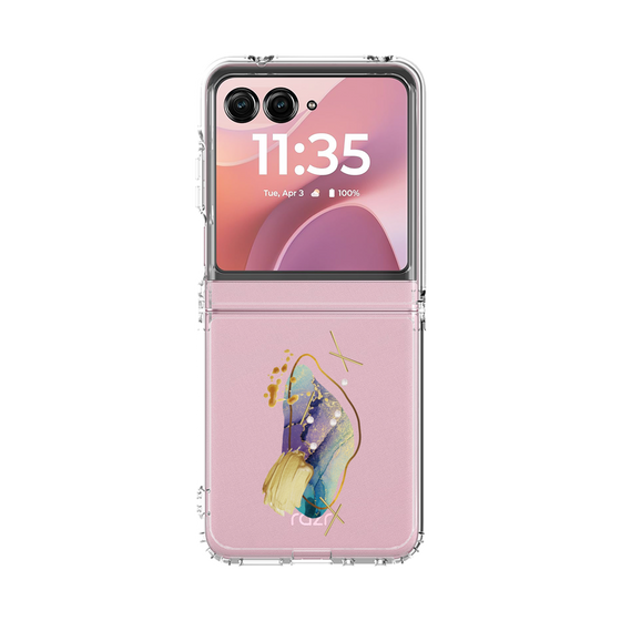 クリアケース［ Nuance Painting Blue ］