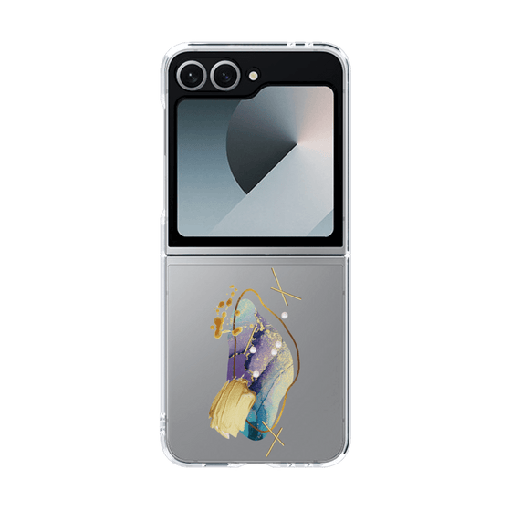 クリアケース［ Nuance Painting Blue ］