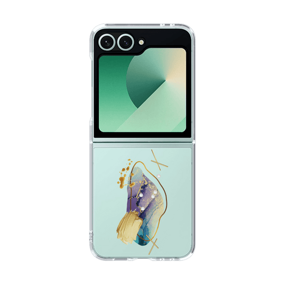 クリアケース［ Nuance Painting Blue ］