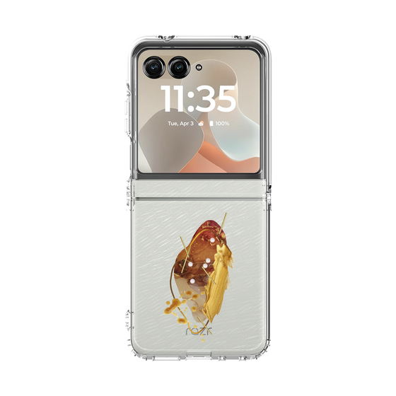 クリアケース［ Nuance Painting Brown ］