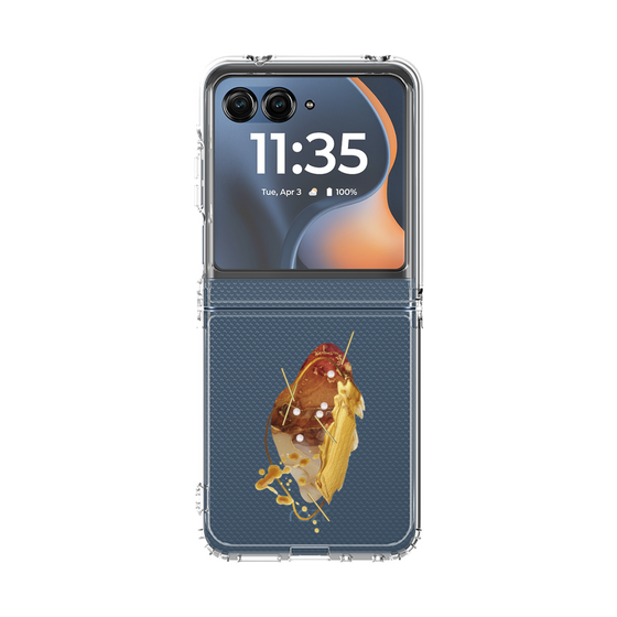 クリアケース［ Nuance Painting Brown ］