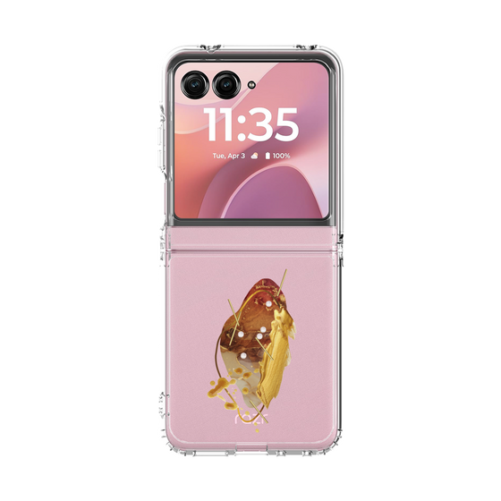 クリアケース［ Nuance Painting Brown ］