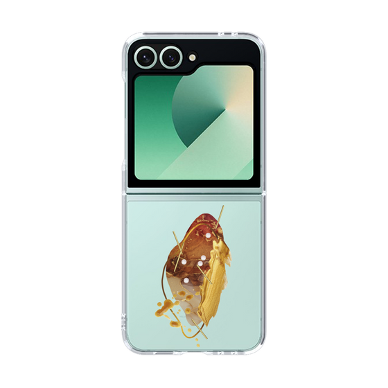 クリアケース［ Nuance Painting Brown ］