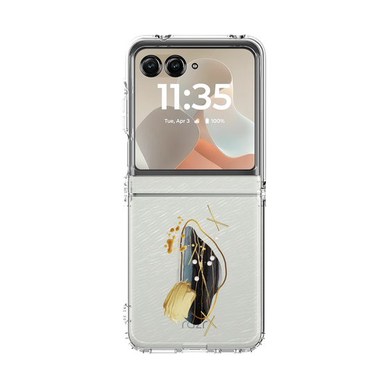 クリアケース［ Nuance Painting Black ］