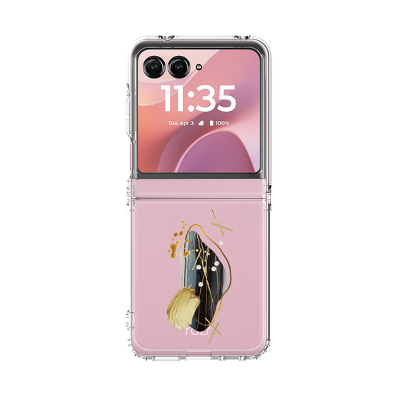 クリアケース［ Nuance Painting Black ］