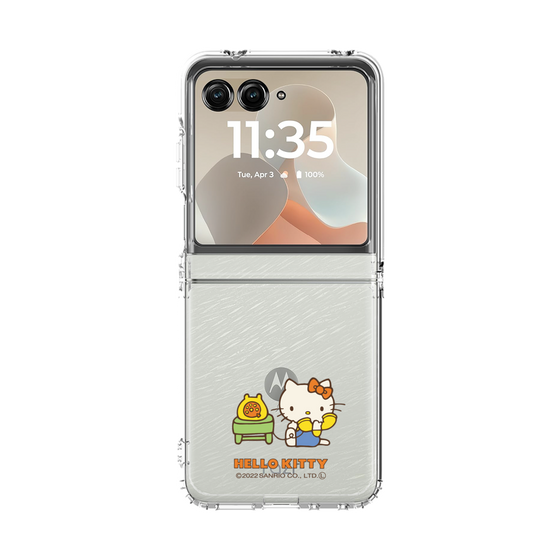 クリアケース［ ハローキティ - レトロ70's ］