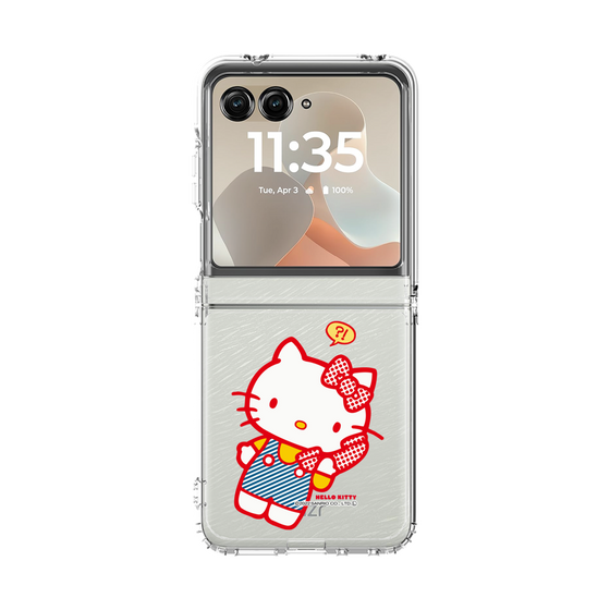 クリアケース［ ハローキティ - 70'sレッド・ドット - 01 ］