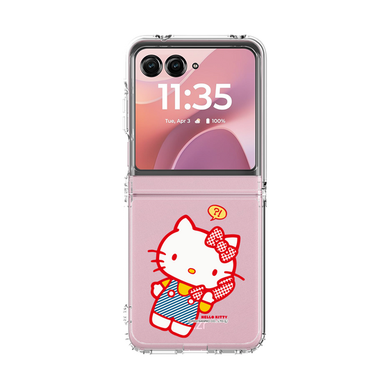 クリアケース［ ハローキティ - 70'sレッド・ドット - 01 ］
