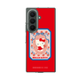クリアケース［ ハローキティ - KT - 昭和レトロ - 四角 - 赤 ］