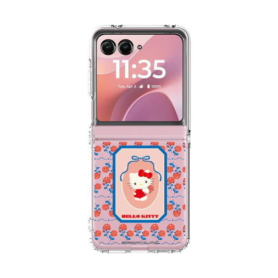 クリアケース［ ハローキティ - KT - 昭和レトロ - 四角 - クリア ］