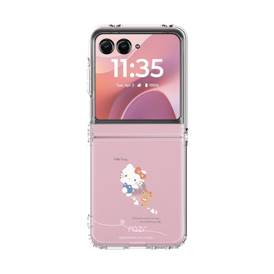 クリアケース［ ハローキティ - むきゅむきゅKT - クリア - 02 ］
