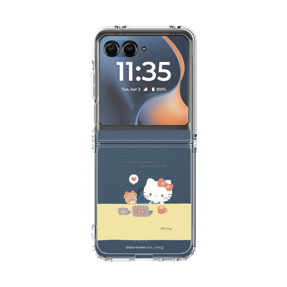クリアケース［ ハローキティ - むきゅむきゅKT - クリア - 04 ］