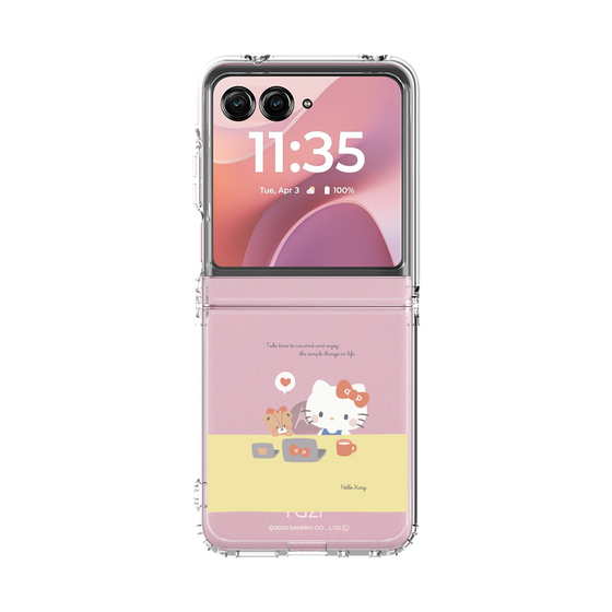 クリアケース［ ハローキティ - むきゅむきゅKT - クリア - 04 ］