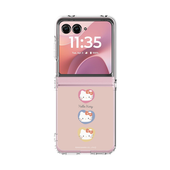 クリアケース［ ハローキティ - むきゅむきゅKT - ピンク - 01 ］