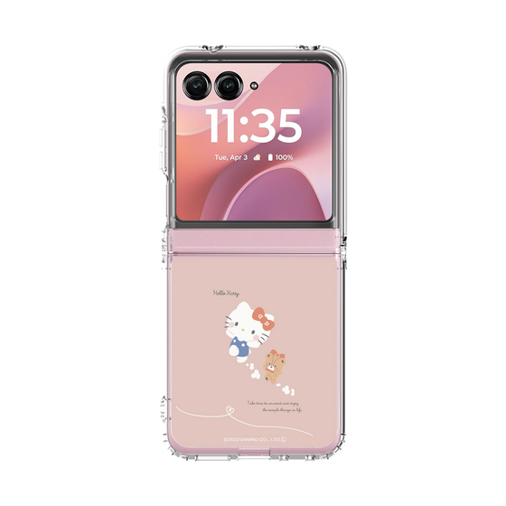 クリアケース［ ハローキティ - むきゅむきゅKT - ピンク - 02 ］