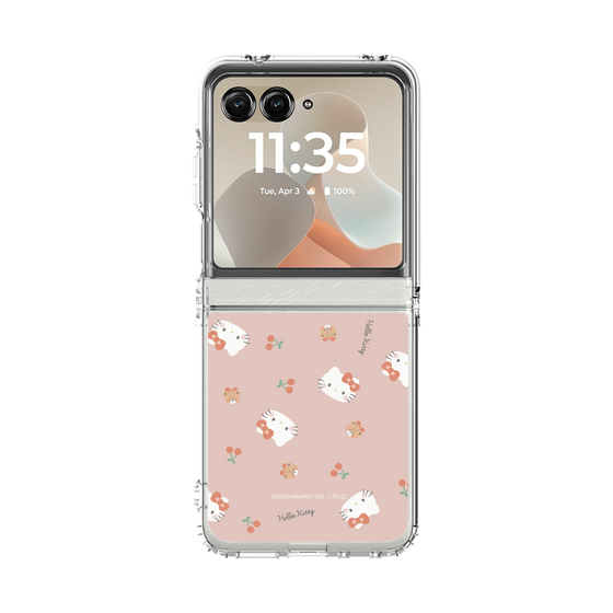 クリアケース［ ハローキティ - むきゅむきゅKT - ピンク - 03 ］