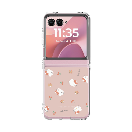 クリアケース［ ハローキティ - むきゅむきゅKT - ピンク - 03 ］