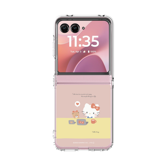 クリアケース［ ハローキティ - むきゅむきゅKT - ピンク - 04 ］