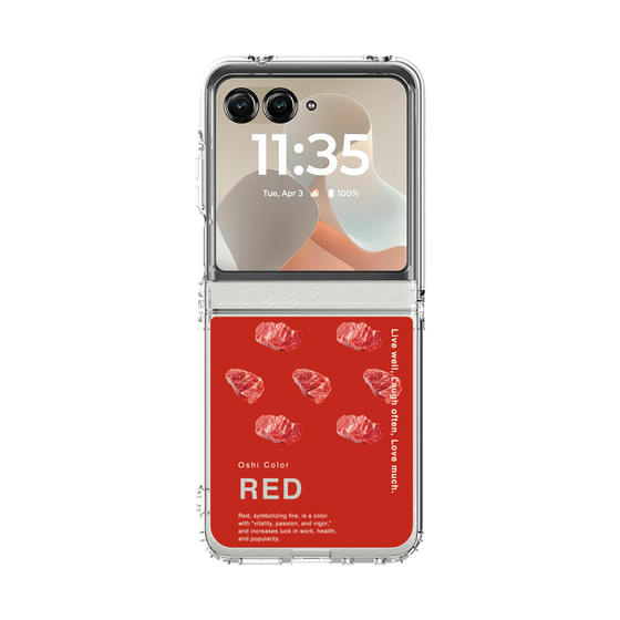 クリアケース［ RED-Meat ］