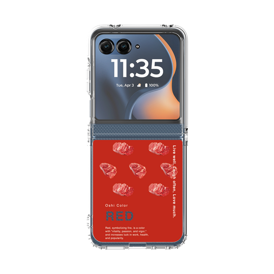 クリアケース［ RED-Meat ］