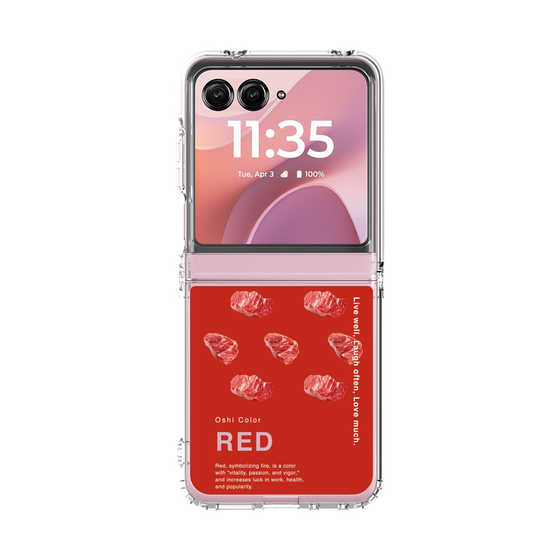 クリアケース［ RED-Meat ］