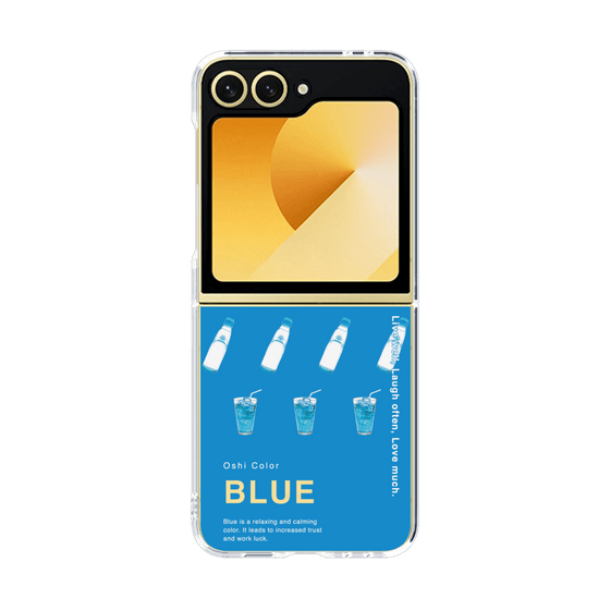 クリアケース［ BLUE-Ramune soda ］