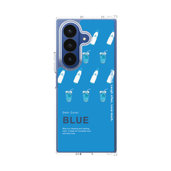 クリアケース［ BLUE-Ramune soda ］