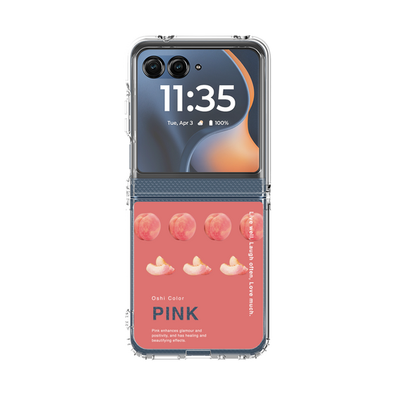 クリアケース［ PINK-Peach ］