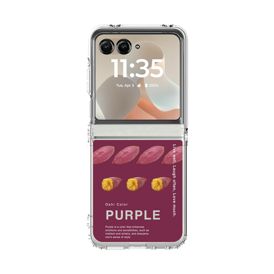 クリアケース［ PURPLE-Sweet potato ］