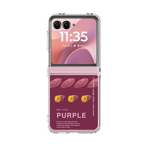 クリアケース［ PURPLE-Sweet potato ］