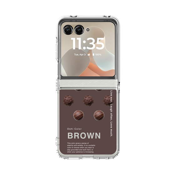 クリアケース［ BROWN-Chocolate ］