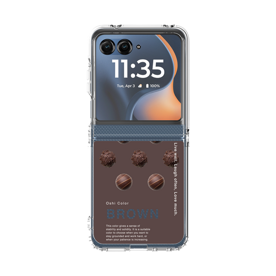 クリアケース［ BROWN-Chocolate ］