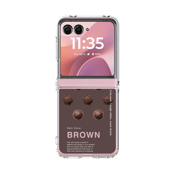 クリアケース［ BROWN-Chocolate ］